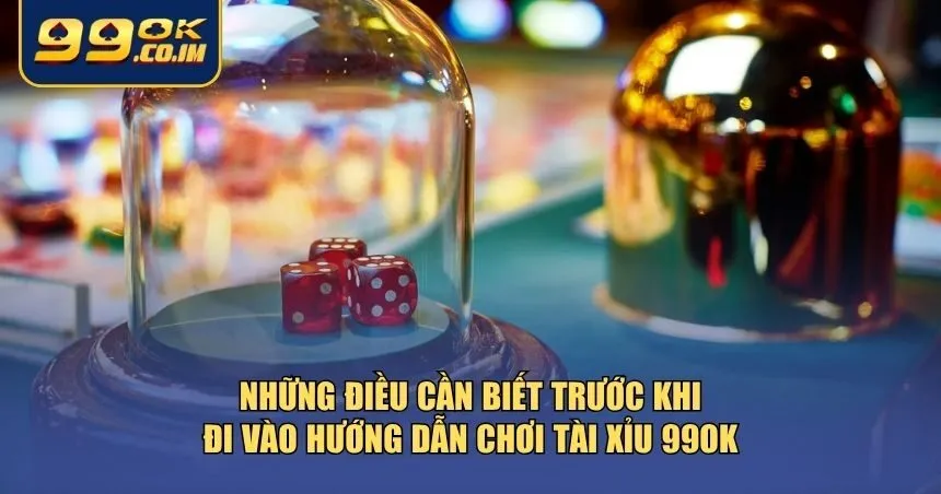 Những thông tin cần biết trước khi đi vào hướng dẫn chơi Tài xỉu 99ok